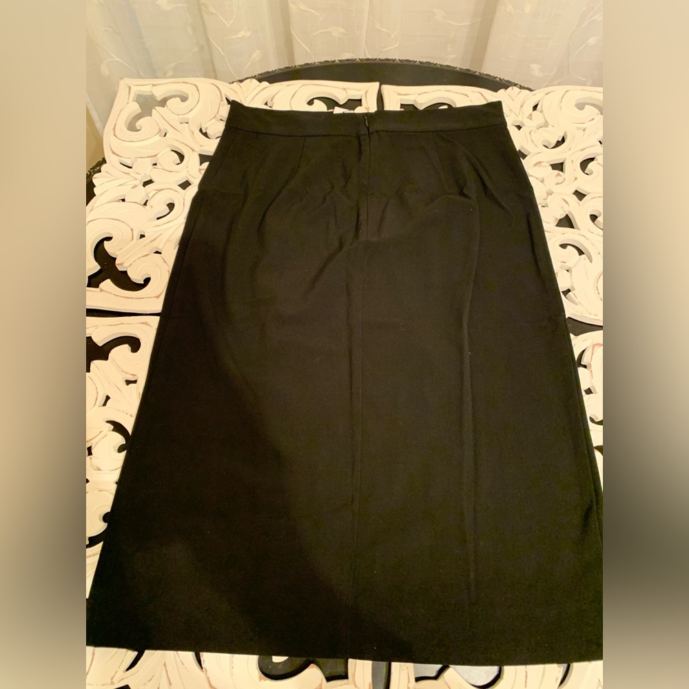 New York & Company Black BUTTON-FRONT PENCIL SKIRT - ESSENTIAL STRETCH M… - Picture 4 of 9